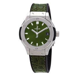 hublot damenuhr grün